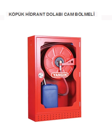 Köpük Hidrant Dolabı Cam Bölmeli